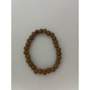 wood bead bracelet